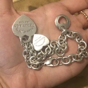 Tiffany and. CO charm bracelet with Tiffany charms